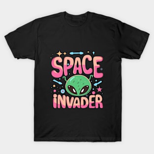 Space Invader Alien Space T-Shirt